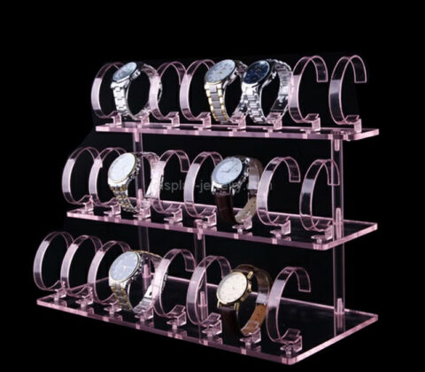Custom acrylic exhibition watches display rack