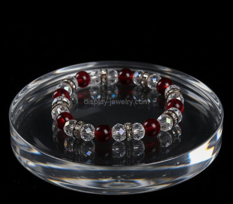 Custom plexiglass beads bracelet display block