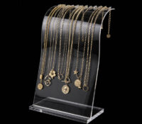 Custom acrylic countertop jewelry necklaces display holder stand NDJ-1023 Custom acrylic countertop jewelry necklaces display holder stand