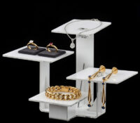 Custom acrylic jewelry display risers stand ODJ-320 Custom acrylic jewelry display risers stand