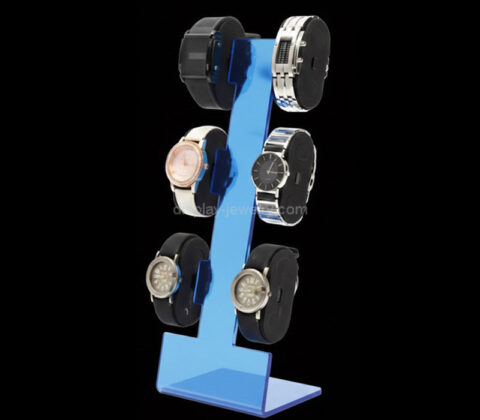 Custom acrylic L shape watch display stand
