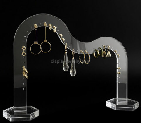 Custom acrylic retail shop earring display stand