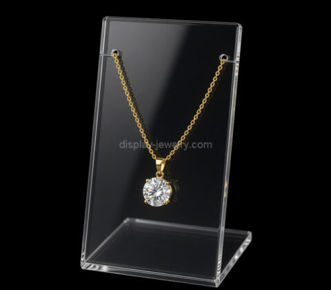 Custom L shaped acrylic necklace display stand