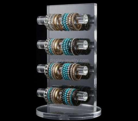 Custom acrylic multi tiers bracelets bangle display stand holders