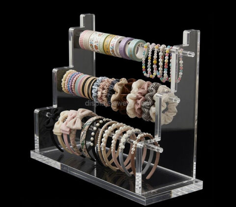 Custom acrylic bracelets headbands display stand