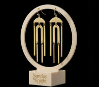 Custom acrylic earring dangler display stands with base EDJ-757 Custom acrylic earring dangler display stands with base