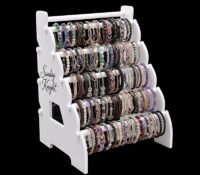 Custom acrylic multi tiers bracelet display stand holder BDJ-495 Custom acrylic multi tiers bracelet display stand holder