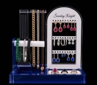 Custom custom acrylic jewelry display stand with holder tray ODJ-334 Custom custom acrylic jewelry display stand with holder tray