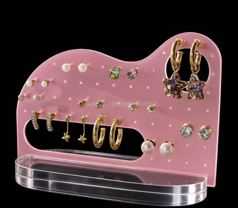 Custom acrylic retail earring display stand rack