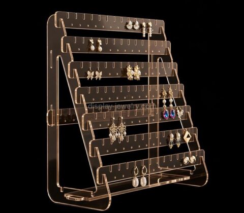 Custom acrylic exhibition earring display stand rack