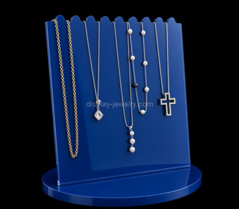 Custom acrylic retail necklace display stand rack