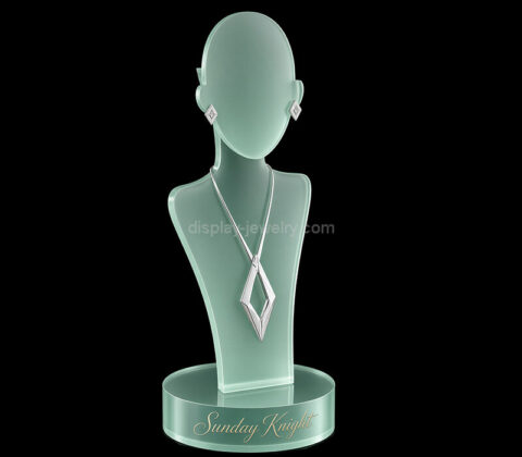 Custom acrylic cute jewelry display stand with base